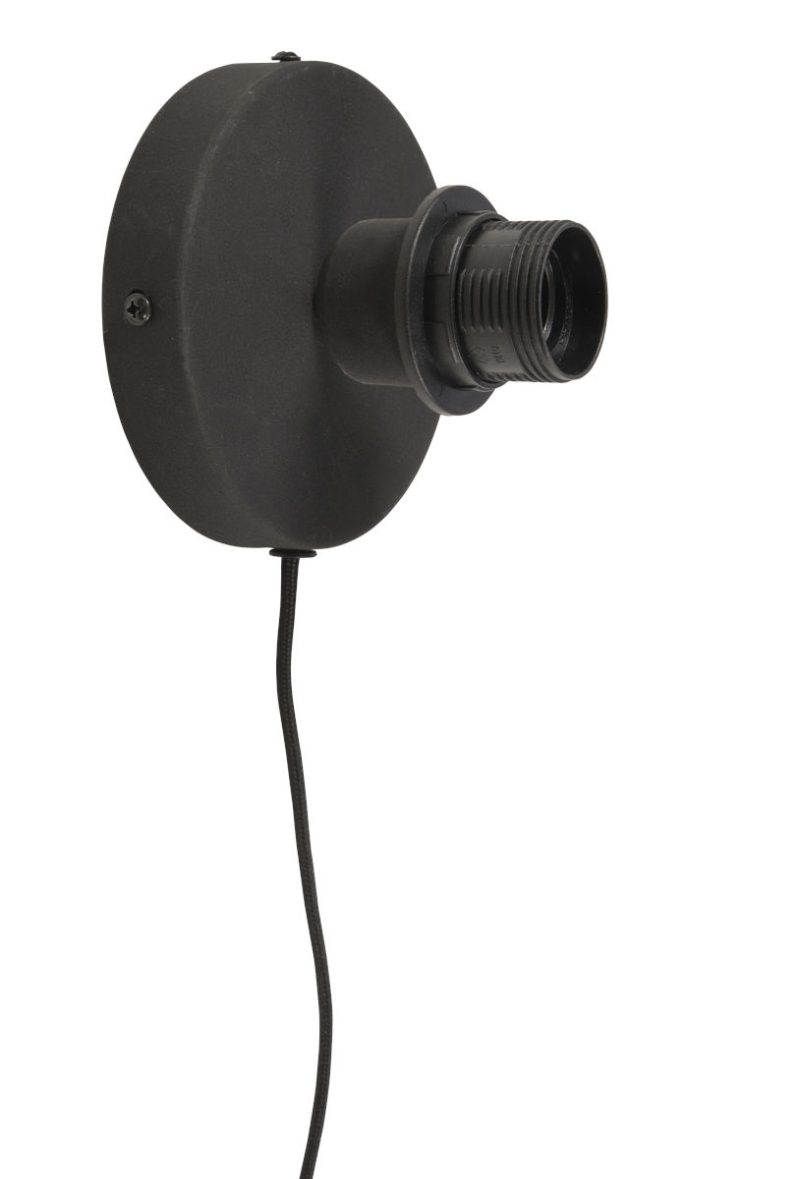 Lámpara de pared bohemia de bambú negro y natural GOOD & MOJO Palawan - Imagen 8
