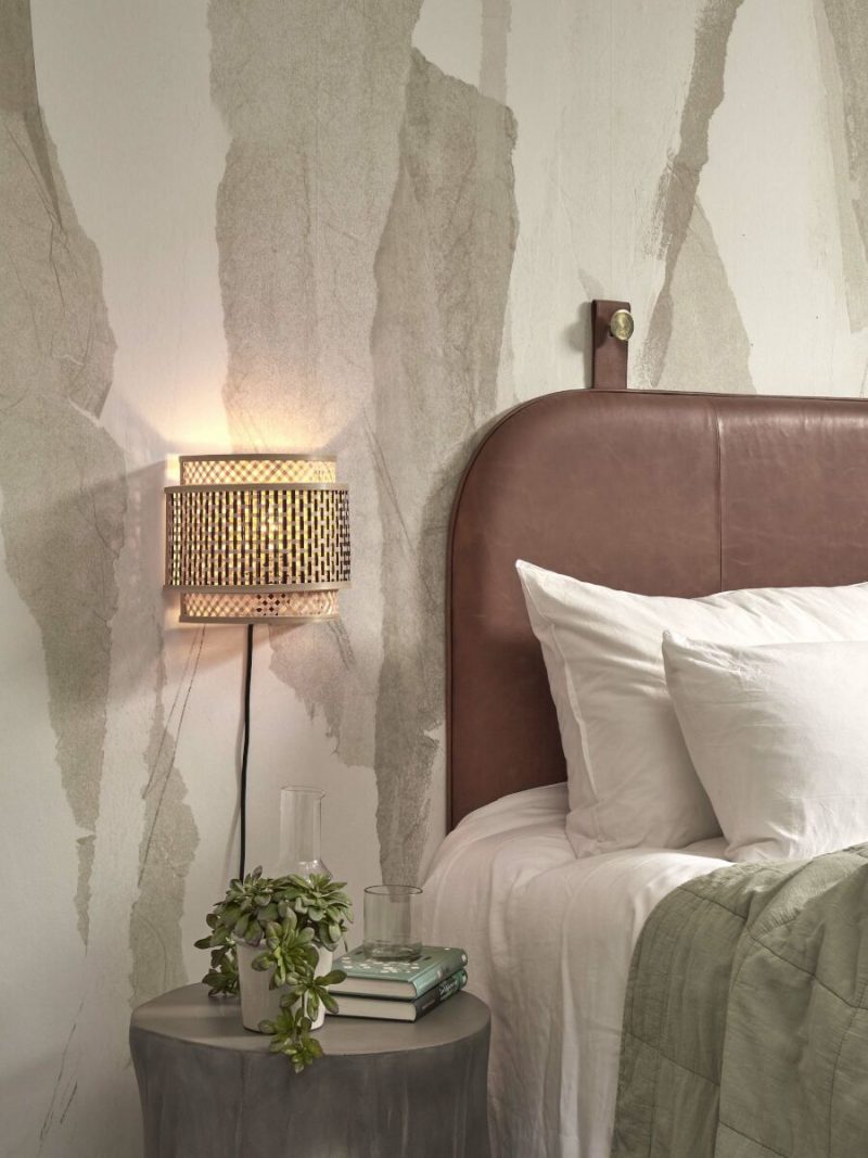 Lámpara de pared bohemia de media luna negro y natural GOOD & MOJO Bhutan - Imagen 5