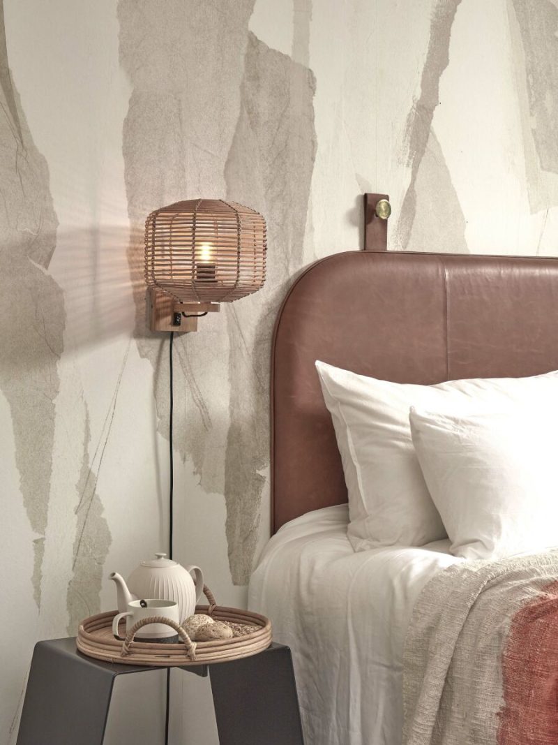 Lámpara de pared bohemia de ratán natural GOOD & MOJO Tanami - Imagen 5
