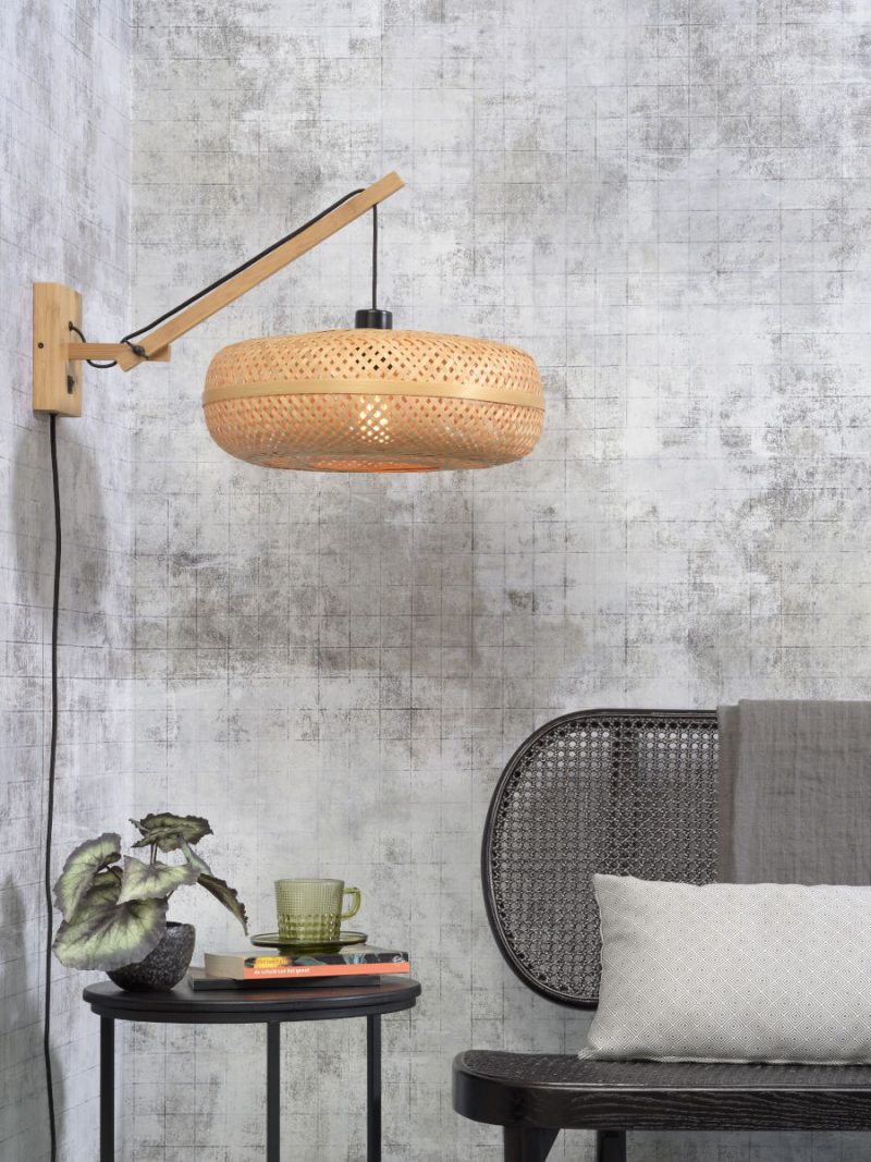 Lámpara de pared bohemia redonda natural GOOD & MOJO Palawan - Imagen 2