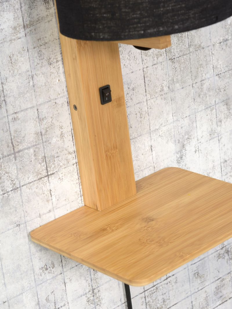 Lámpara de pared con plataforma azul natural GOOD & MOJO Andes - Imagen 4