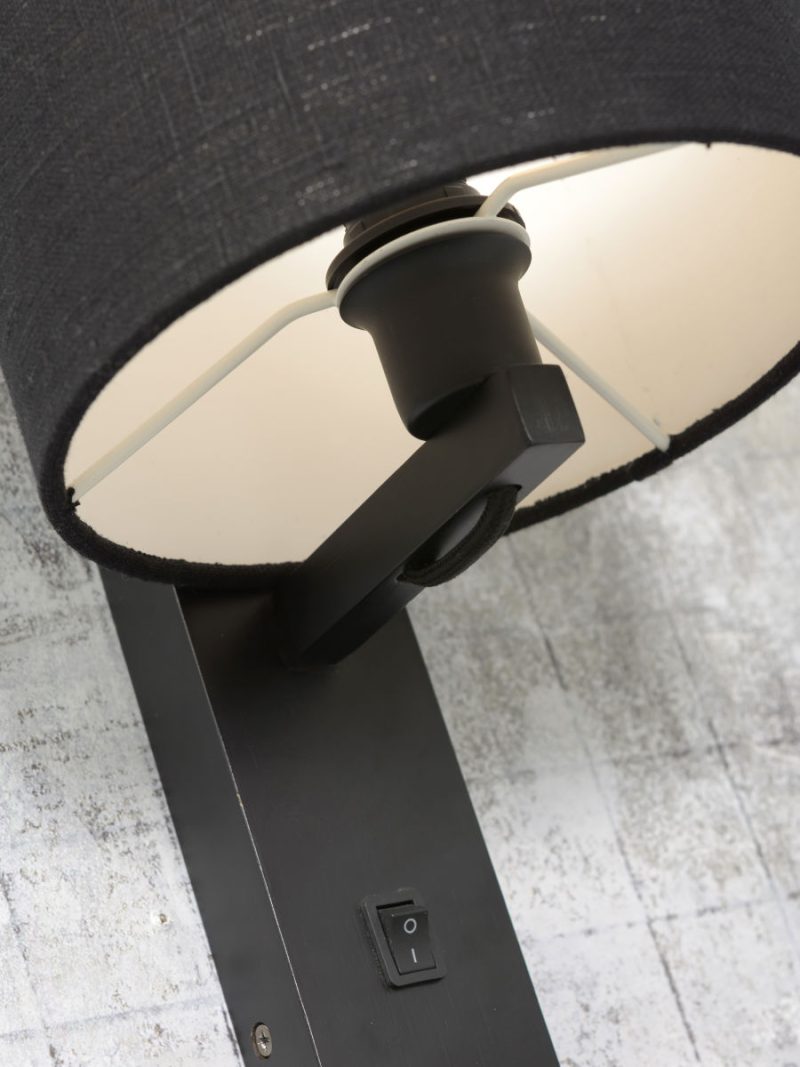 Lámpara de pared con plataforma gris oscuro GOOD & MOJO Andes - Imagen 3