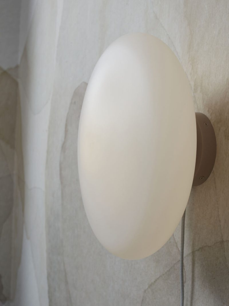 Lámpara de pared escandinava metal-vidrio blanca It's About RoMi Sapporo - Imagen 2