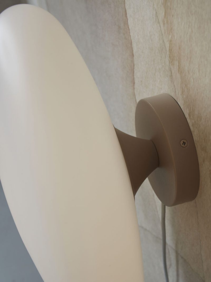 Lámpara de pared escandinava metal-vidrio blanca It's About RoMi Sapporo - Imagen 5