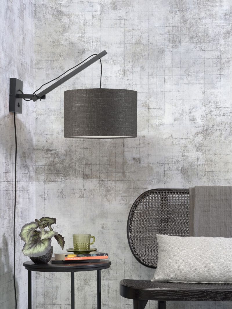 Lámpara de pared gris oscuro articulación simple GOOD & MOJO Andes - Imagen 5