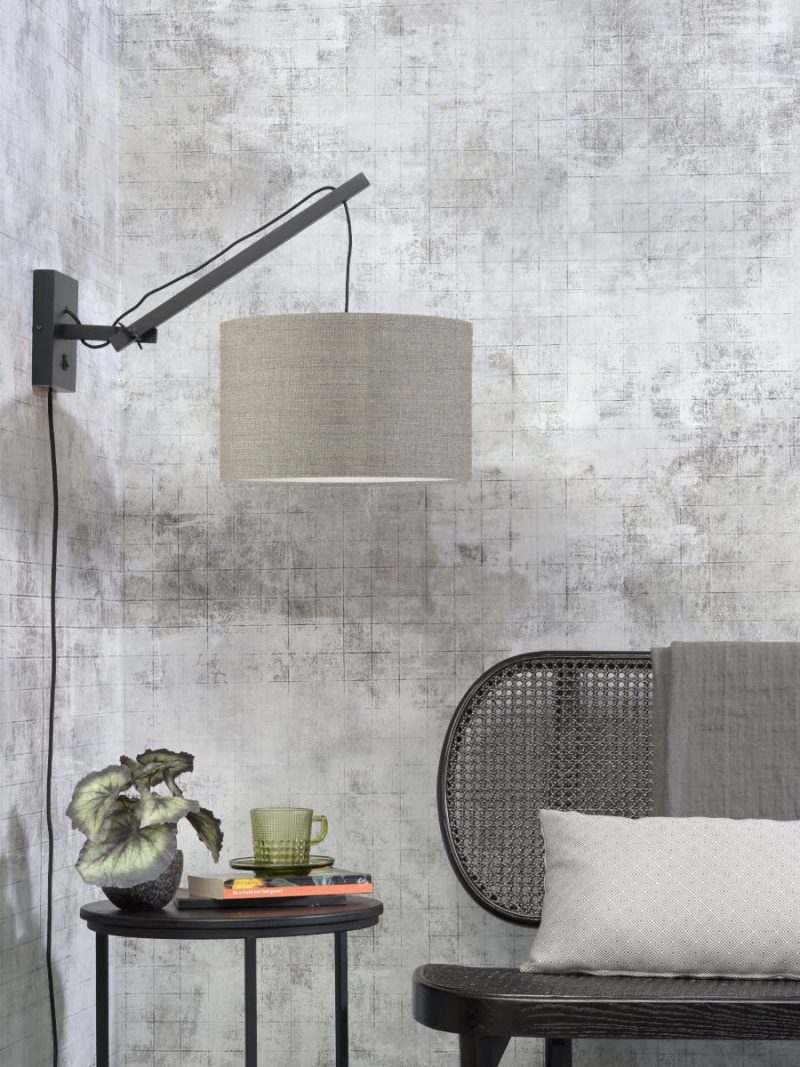 Lámpara de pared gris plomo articulación simple GOOD & MOJO Andes - Imagen 5