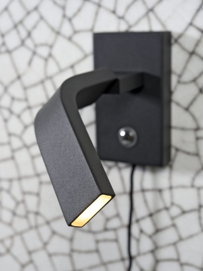 Lámpara de pared moderna de metal negro It's About RoMi Zurich - Imagen 7