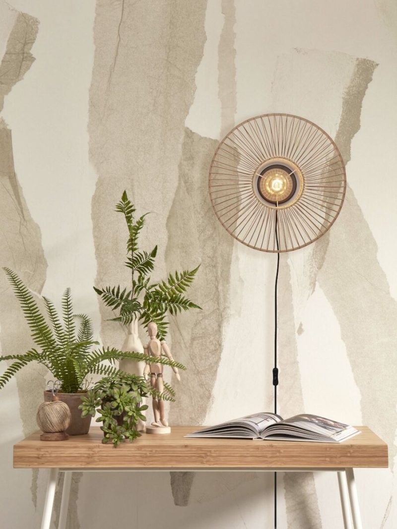 Lámpara de pared oriental de bambú natural GOOD & MOJO Hokkaido - Imagen 5