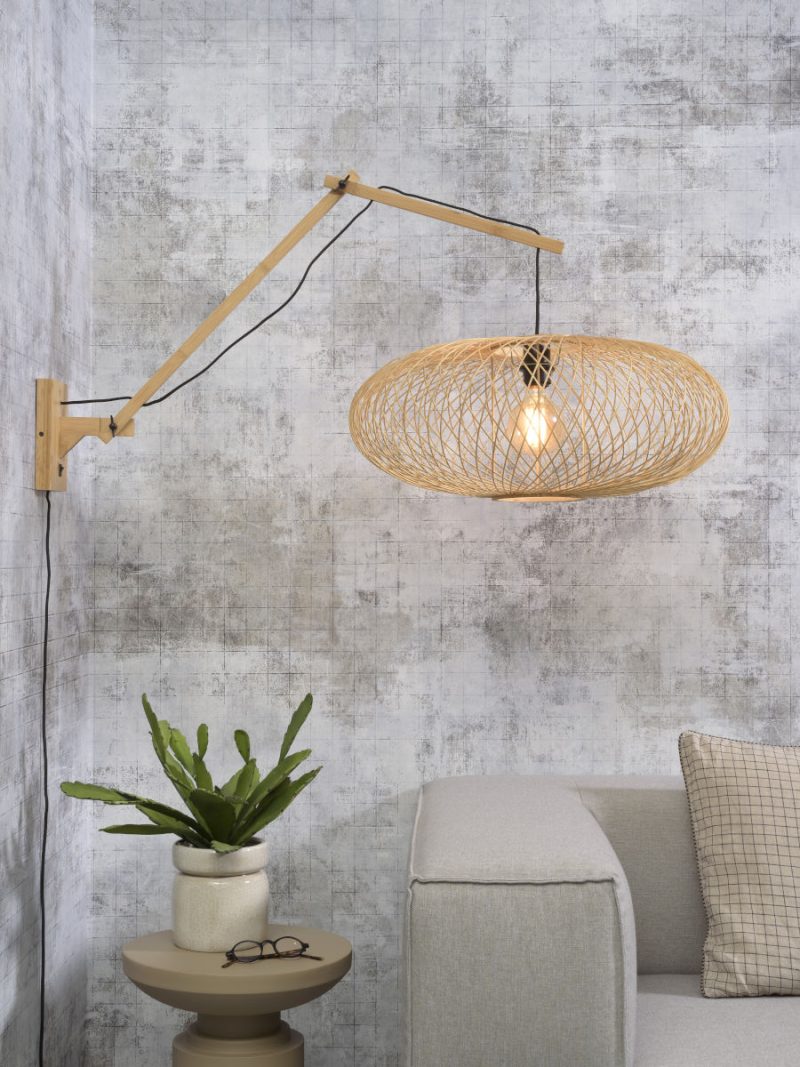 Lámpara de pared trenzada natural-natural GOOD & MOJO Cango - Imagen 2