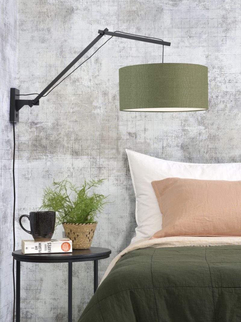 Lámpara de pared verde doble articulación ancha GOOD & MOJO Andes - Imagen 2