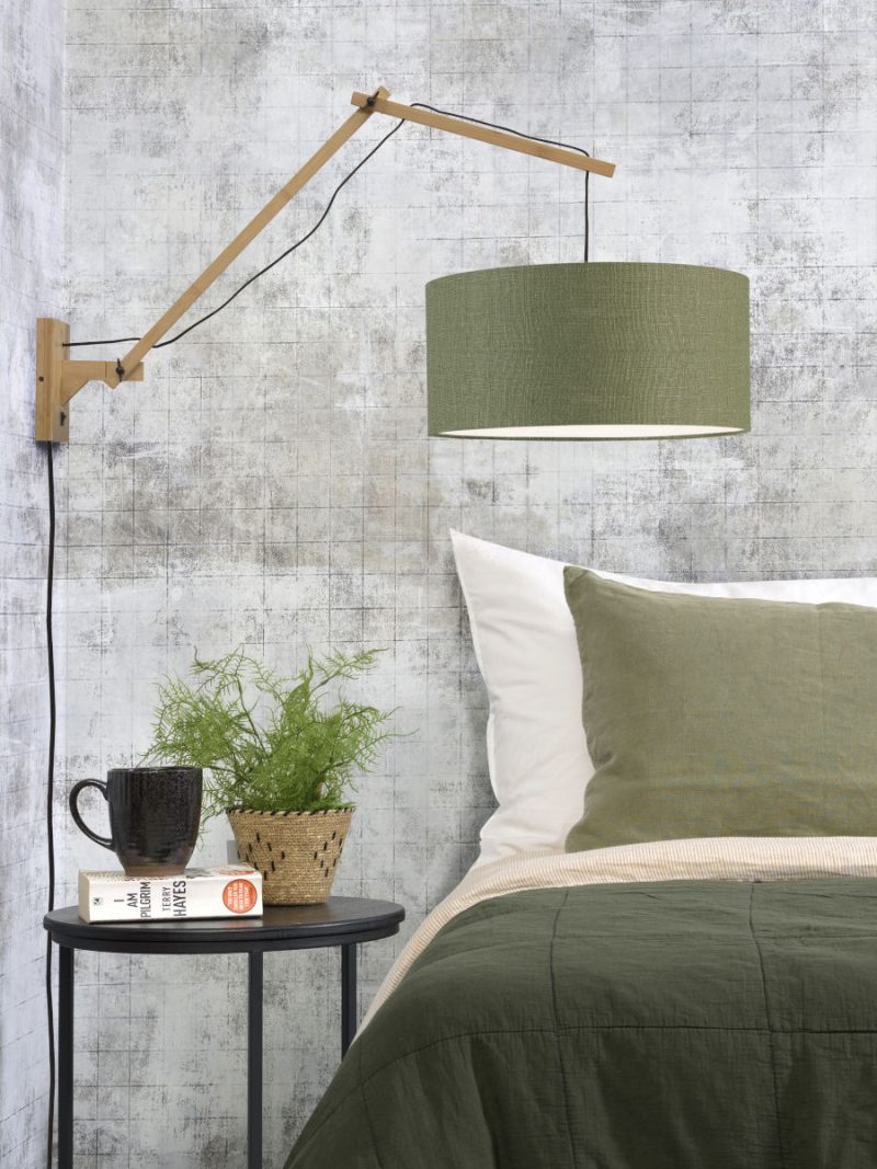 Lámpara de pared verde doble articulación ancha GOOD & MOJO Andes - Imagen 2