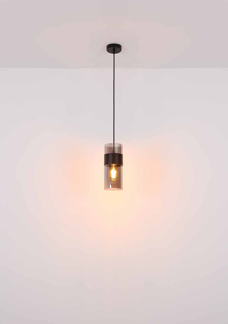Aplique de pared moderno de metal negro Globo Scarfina - Imagen 4