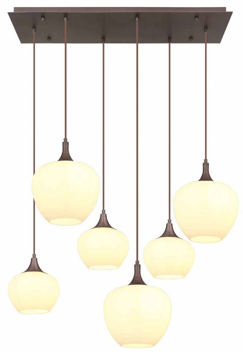 Lámpara colgante clásica de metal marrón Globo Maxy - Imagen 2