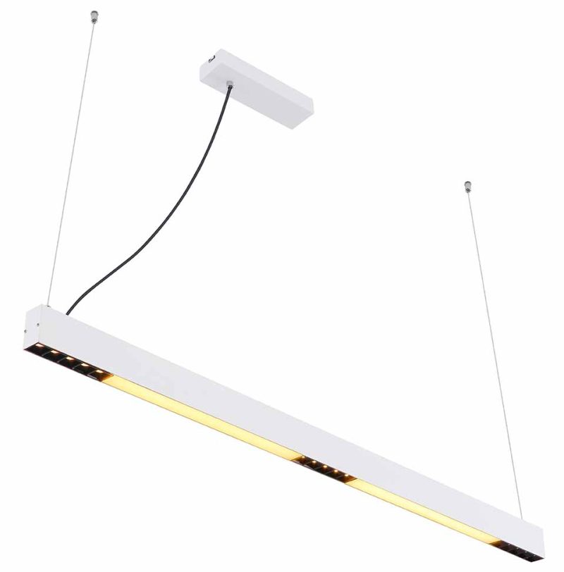 Lámpara colgante moderna blanca de aluminio Globo Hodari - Imagen 4