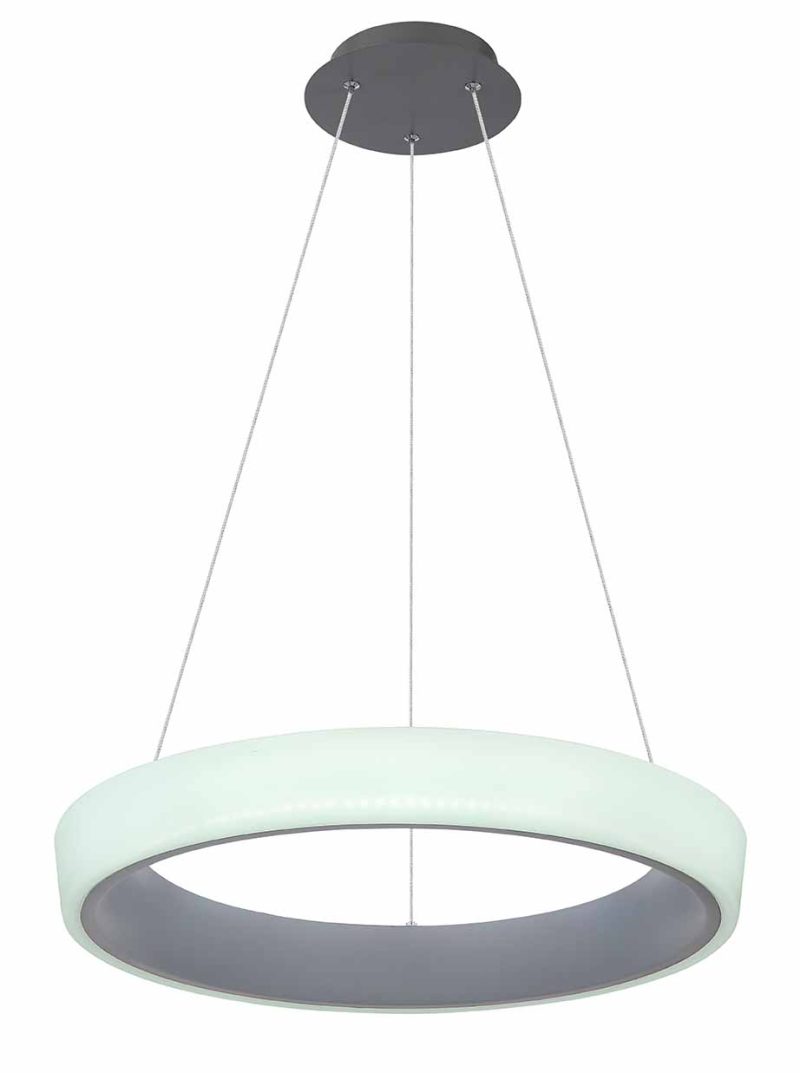 Lámpara colgante moderna de metal antracita Globo Tabano - Imagen 4