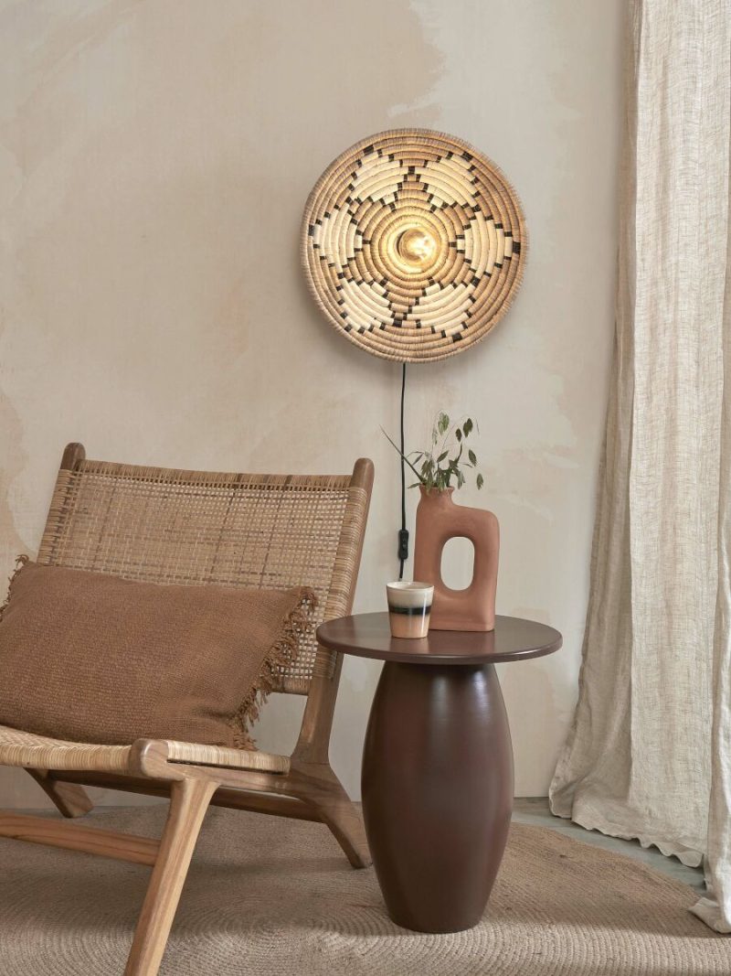 Lámpara de pared boho de esparto natural GOOD&MOJO Andros - Imagen 3