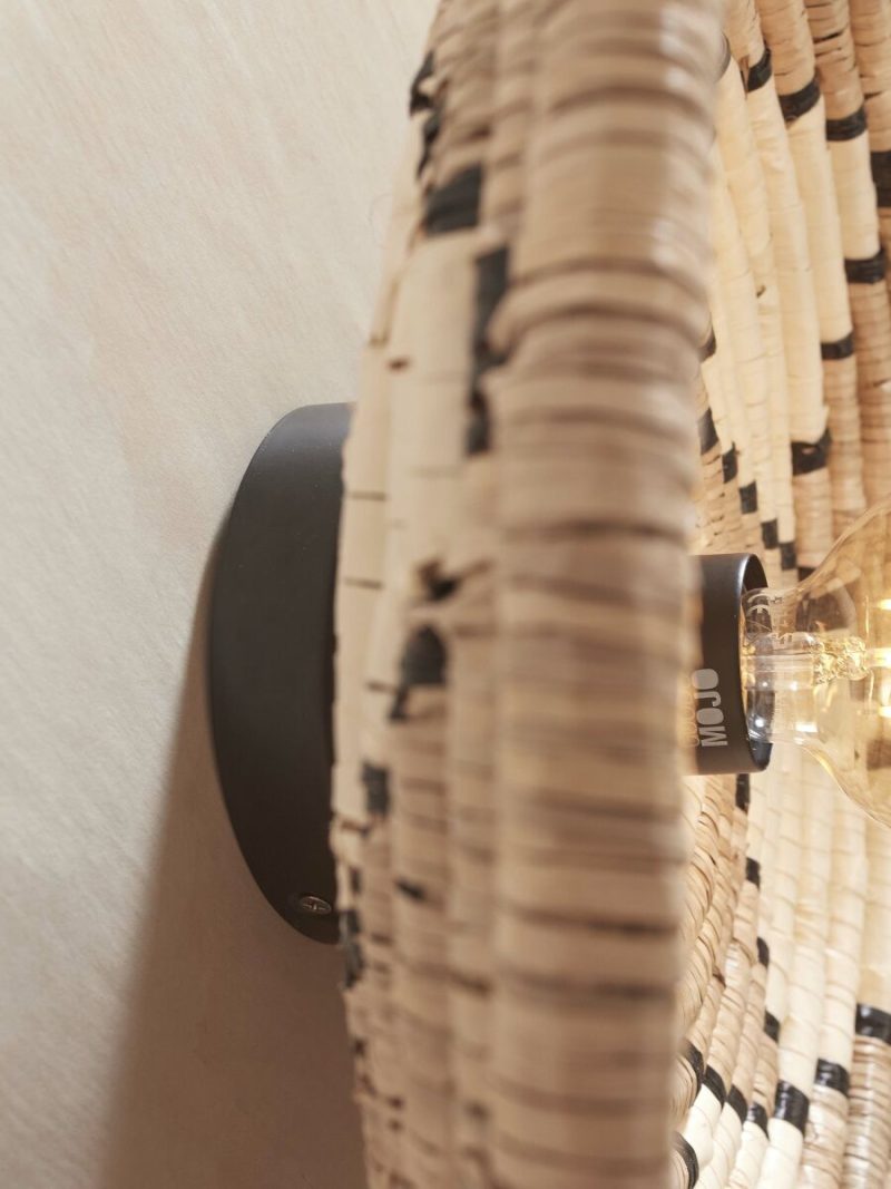 Lámpara de pared boho de esparto natural GOOD&MOJO Andros - Imagen 9