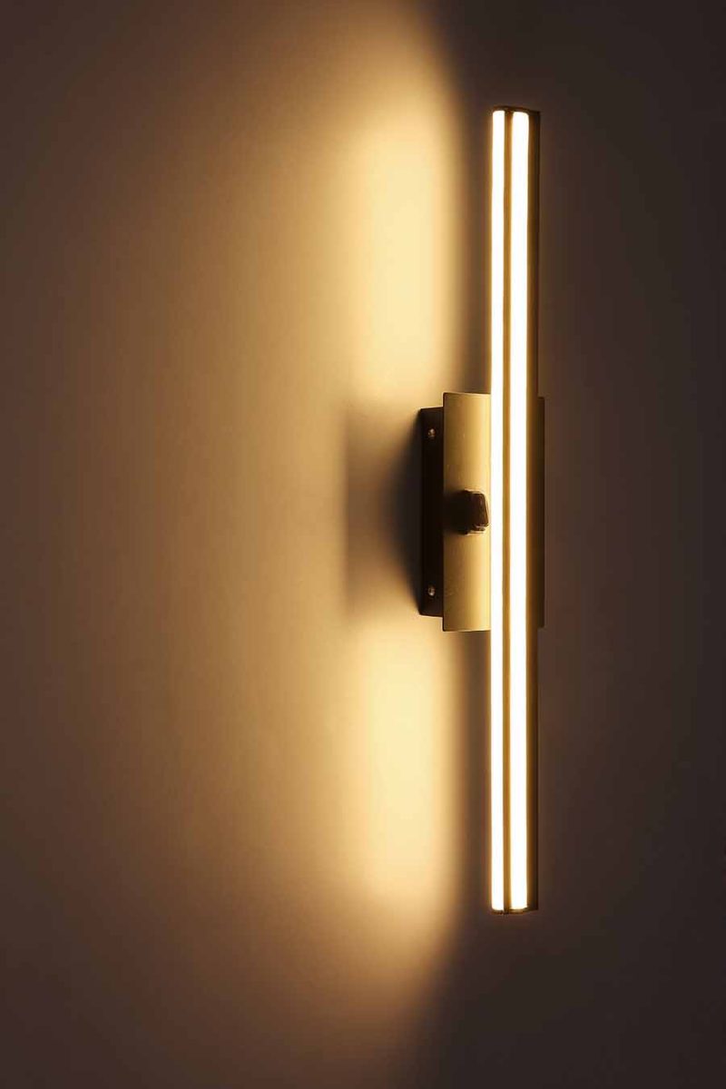 Lámpara de pared moderna cromada alargada Globo Viggo - Imagen 4
