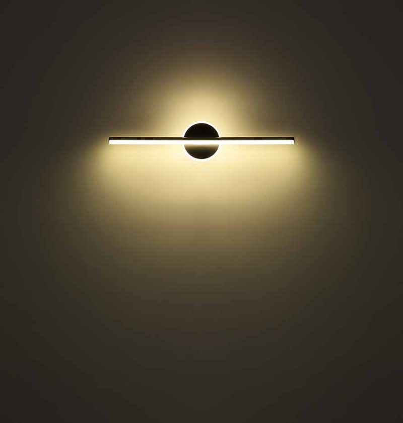 Lámpara de pared moderna de metal niquelado Globo Pepe - Imagen 3