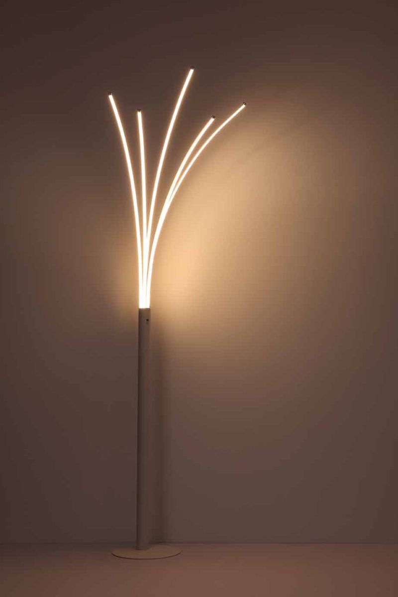 Lámpara de pie inteligente blanca de 5 luces Globo Bizzy - Imagen 3