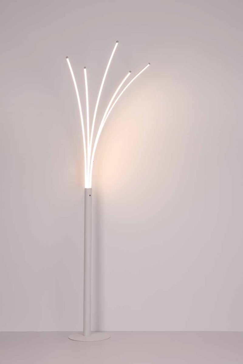 Lámpara de pie inteligente blanca de 5 luces Globo Bizzy - Imagen 4