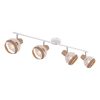 spot-escandinavo-de-4-luces-blanco/natural-con-tejido-de-cáñamo-globo-widy-54021-4