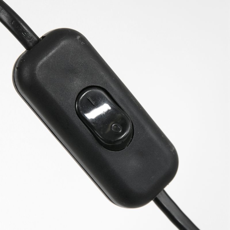 Lámpara de pared con arco negro y pantalla de bambú Steinhauer Sparkled Light - Imagen 15