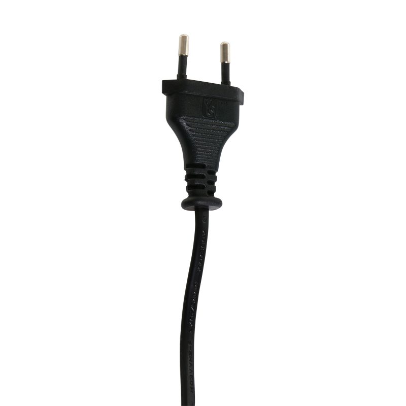 Lámpara de pie de arco largo negro con pantalla natural Mexlite Solva - Imagen 13