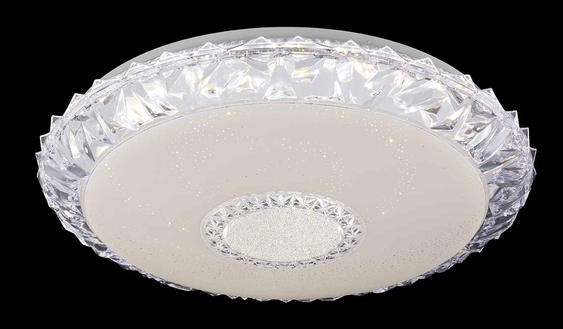 Lámpara de techo clásica blanca de metal Globo Eddie - Imagen 3