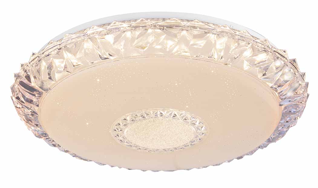 Lámpara de techo clásica blanca de metal Globo Eddie - Imagen 4