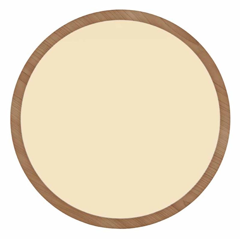 Lámpara de techo clásica de plástico natural Globo Sapana - Imagen 2
