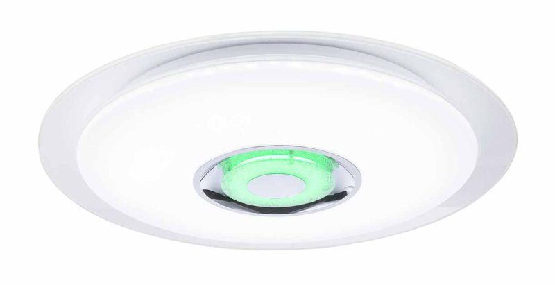Lámpara de techo moderna blanca con altavoz Globo Tune - Imagen 4