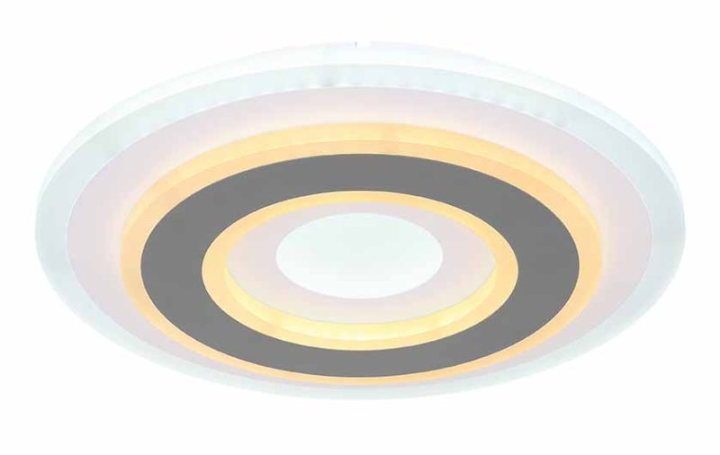 Lámpara de techo moderna blanca de metal Globo Sabatino - Imagen 2