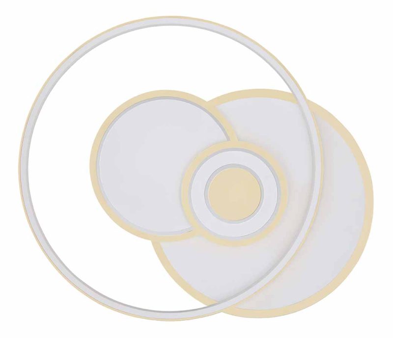 Lámpara de techo moderna blanca redonda Globo Roderick - Imagen 3