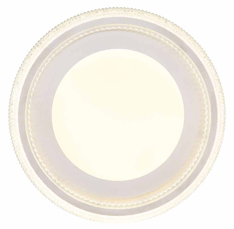 Lámpara de techo moderna blanca redonda Globo Sharper - Imagen 2