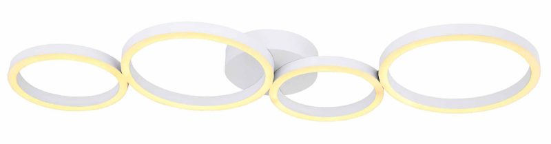 Lámpara de techo moderna círculos blancos Globo Venosa - Imagen 2