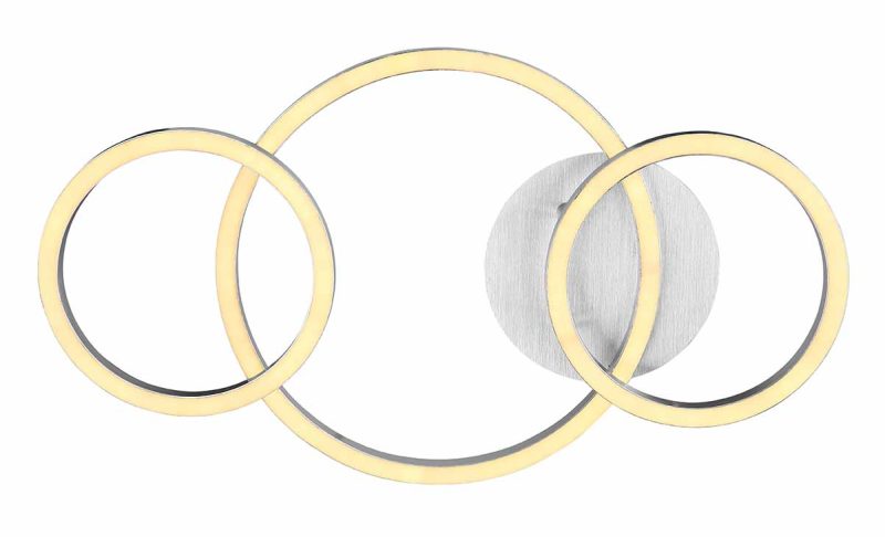 Lámpara de techo moderna de acero y aluminio Globo Reggy - Imagen 3