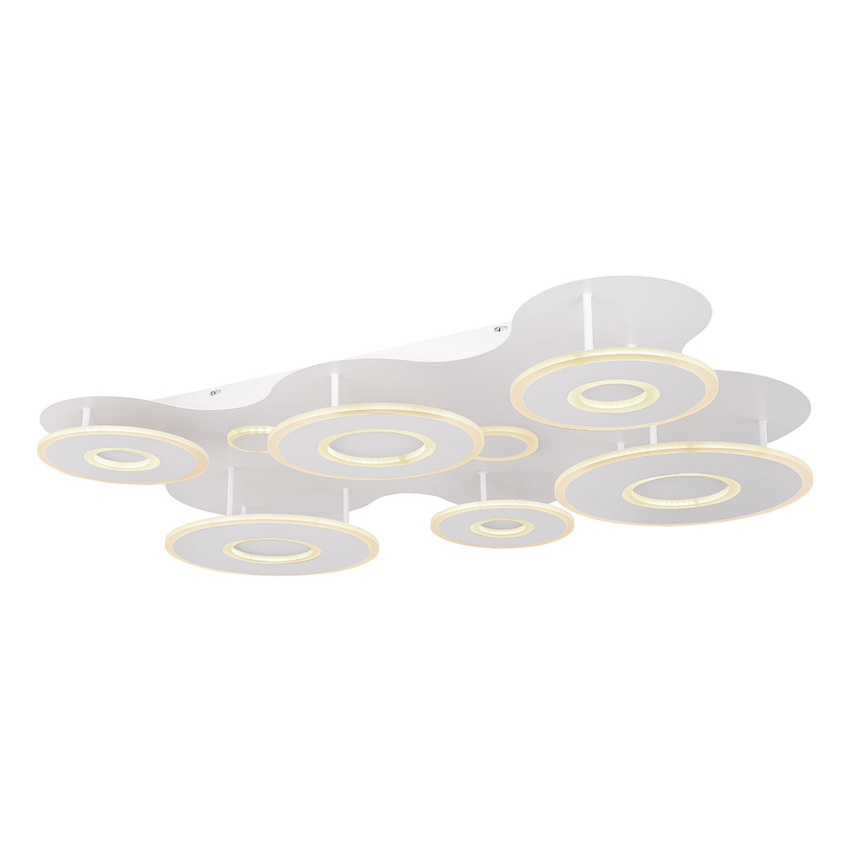 Lámpara de techo moderna de metal blanco Globo Flavetto