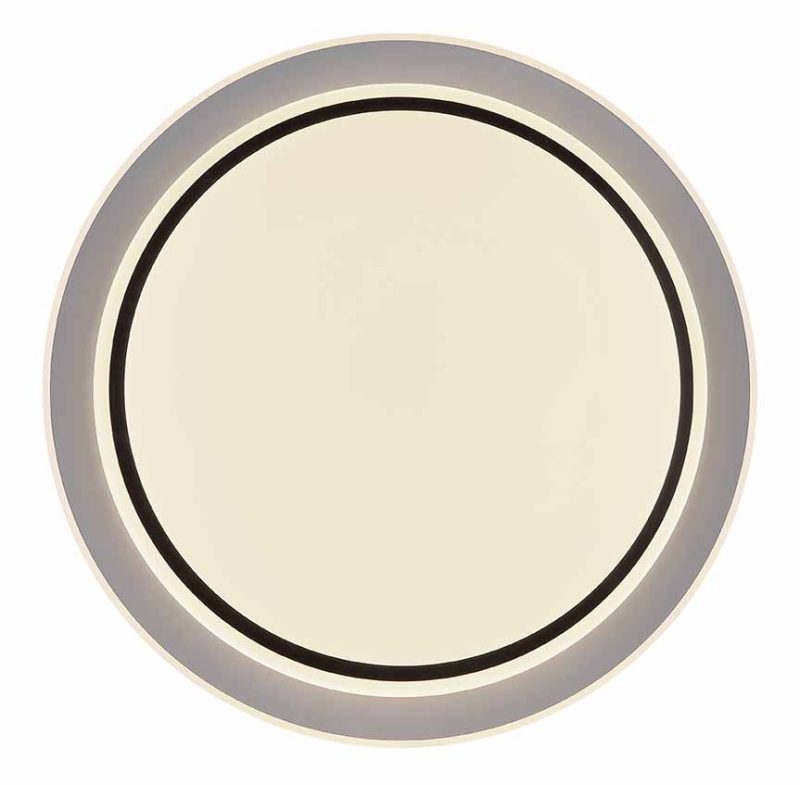 Lámpara de techo moderna de metal blanco Globo Foppa - Imagen 2