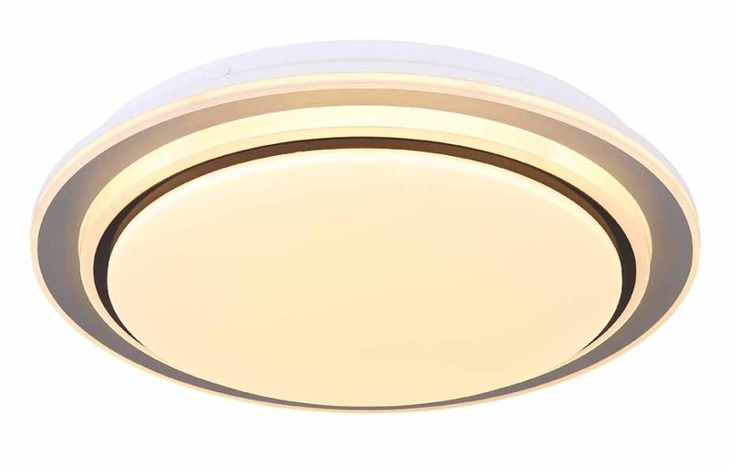 Lámpara de techo moderna de metal blanco Globo Foppa - Imagen 3