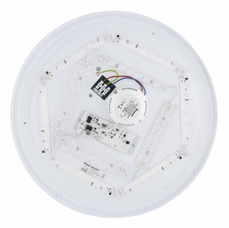 Lámpara de techo moderna de metal blanco Globo Sully - Imagen 4