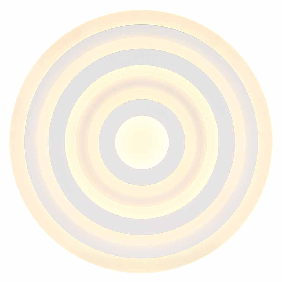 Lámpara de techo redonda en espiral blanca Globo Alois - Imagen 2