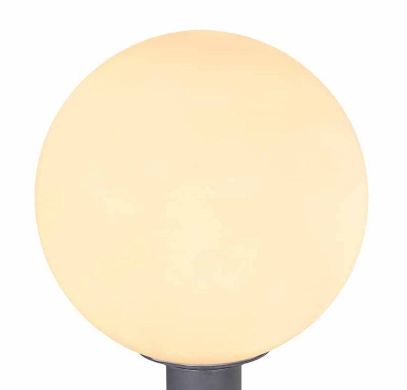 Lámpara exterior moderna de aluminio antracita Globo Ossy - Imagen 2