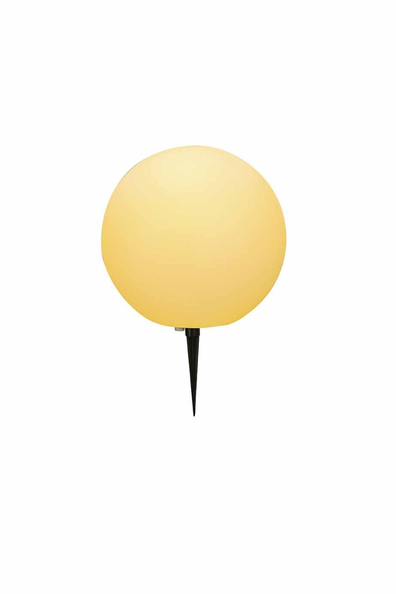 Lámpara exterior moderna de plástico blanco Globo Toula - Imagen 3