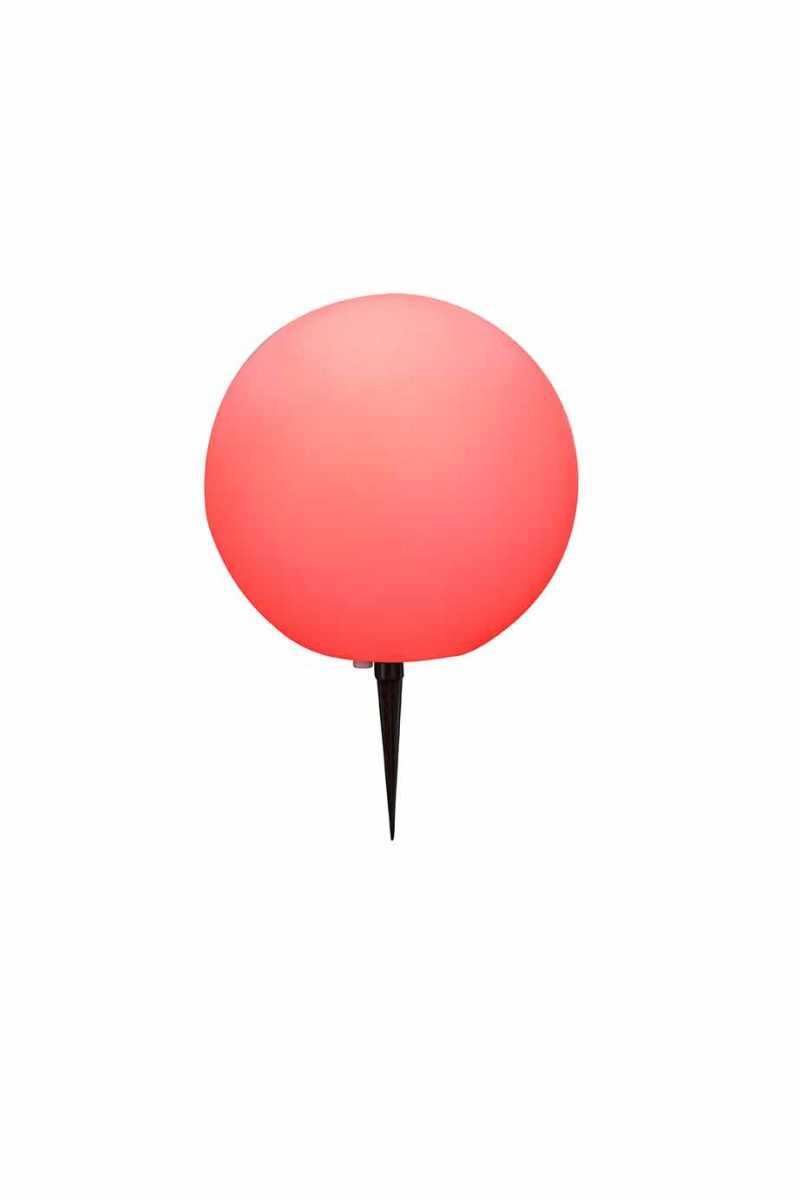 Lámpara exterior moderna de plástico blanco Globo Toula - Imagen 4