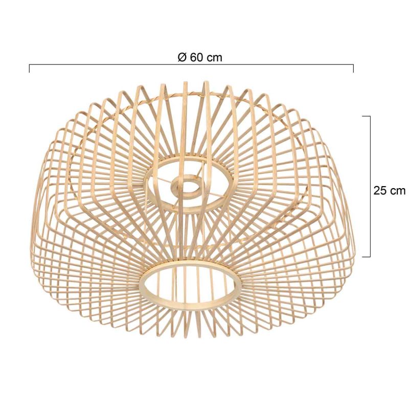Pantalla moderna de madera Steinhauer - Ø 60 cm - Imagen 6