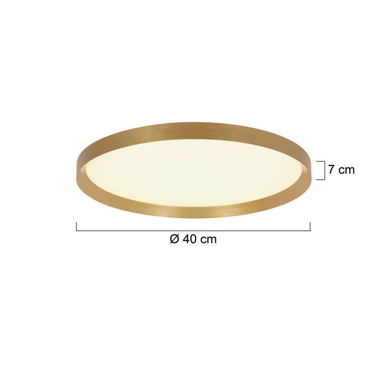Plafón blanco moderno de plástico Steinhauer Flady - Imagen 6