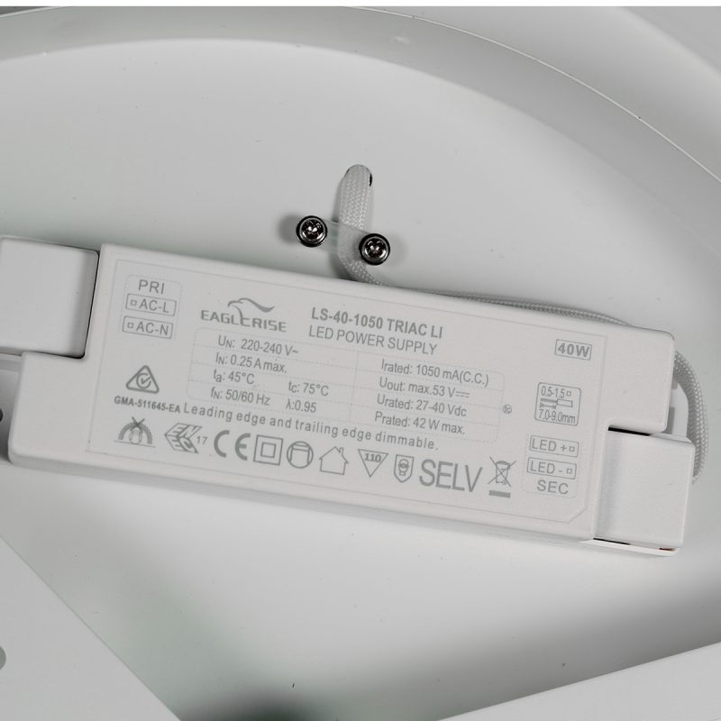 Plafón blanco moderno de plástico Steinhauer Flady - Imagen 15