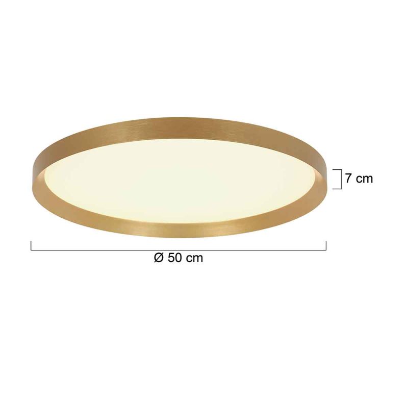 Plafón blanco moderno de plástico Steinhauer Flady - Imagen 6