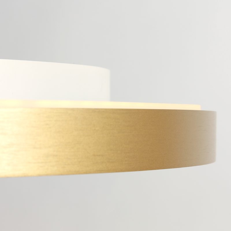Plafón blanco moderno de plástico Steinhauer Flady - Imagen 9